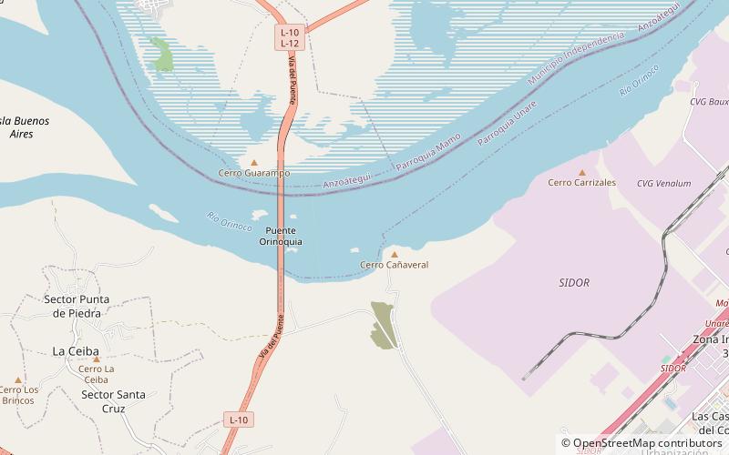 Orinoquia Bridge location map