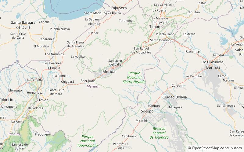 Bolívar location map