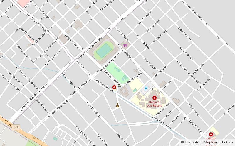 estadio agustin tovar barinas location map