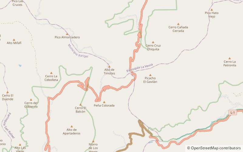 Pico El Águila location map