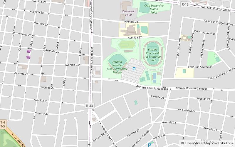 estadio br julio hernandez molina acarigua location map