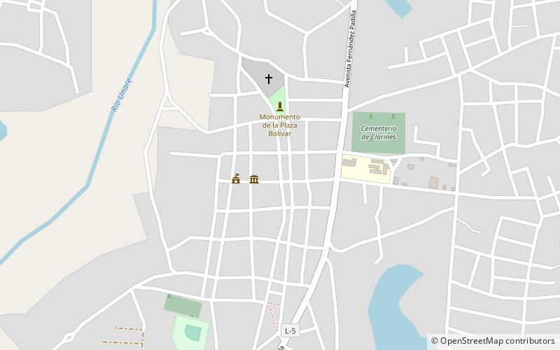 Clarines location map