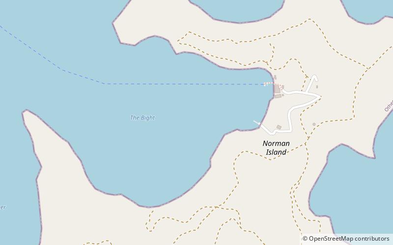 Norman Island location map