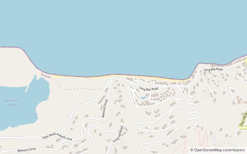 long beach tortola location map