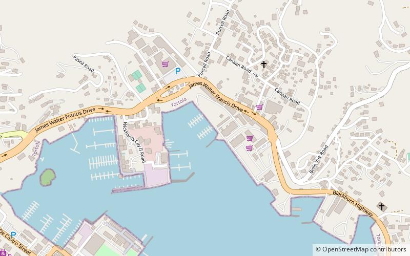 bvi yacht charters road town location map