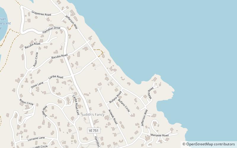 judiths fancy beach saint croix location map