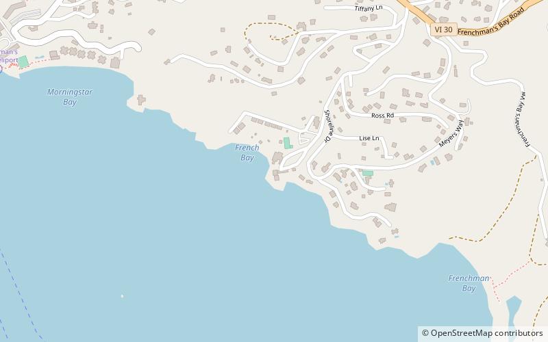 limetree beach saint thomas location map