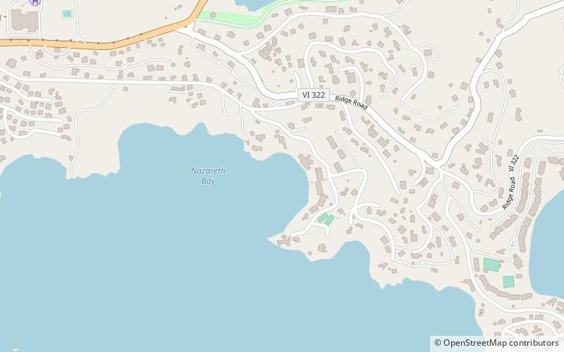 secret harbor beach saint thomas location map