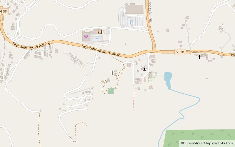 eglise morave new herrnhut de donoe saint thomas location map