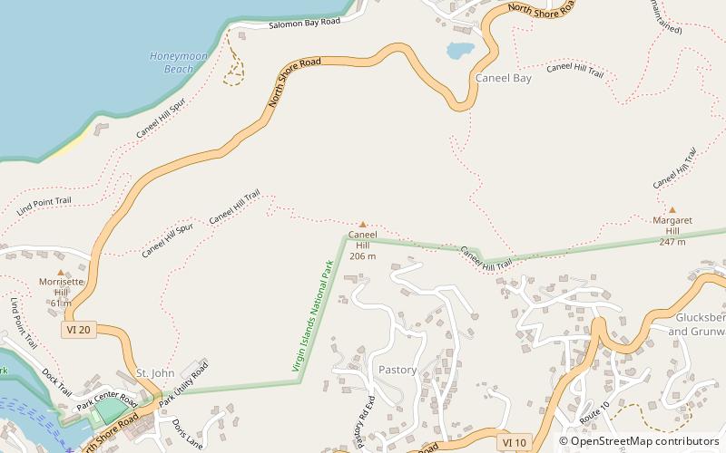 caneel hill saint john location map
