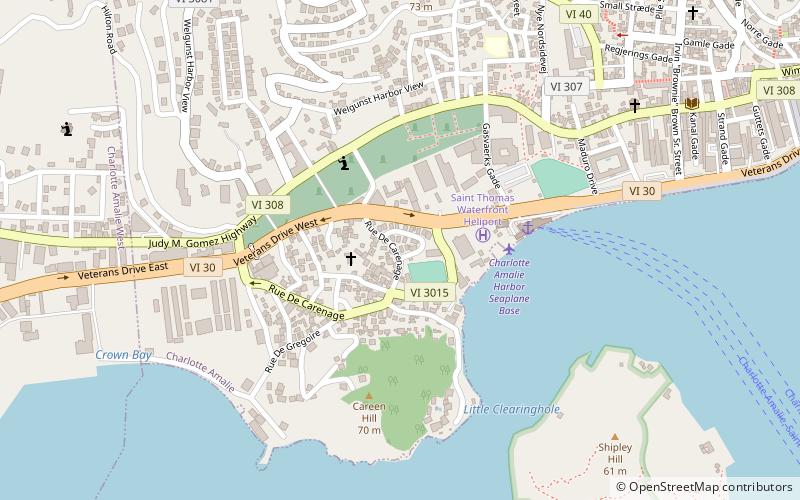 french heritage museum charlotte amalie location map
