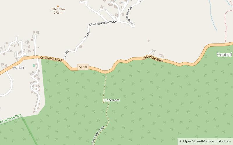 Lameshur Plantation location map