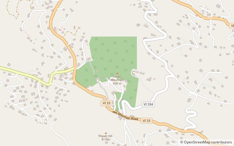 crown mountain wyspa saint thomas location map