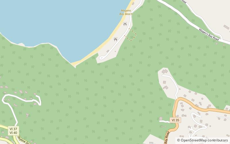 Magens Bay Arboretum location map