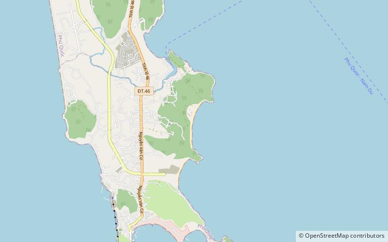 Sao Beach location map
