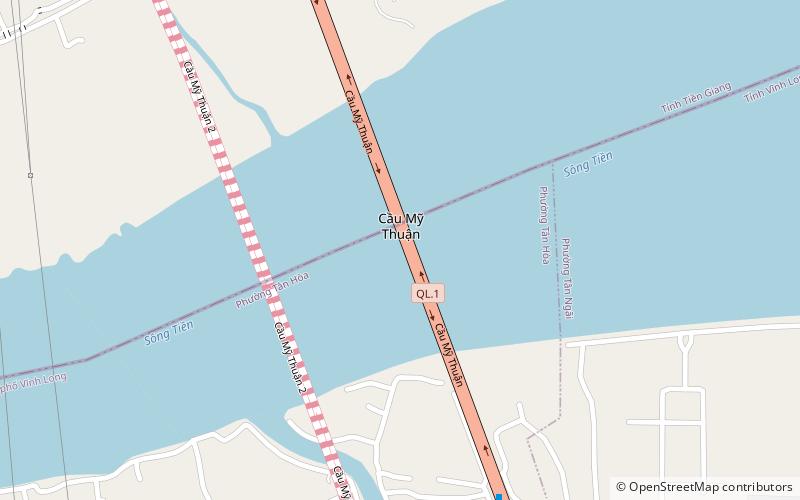 Mỹ Thuận Bridge location map