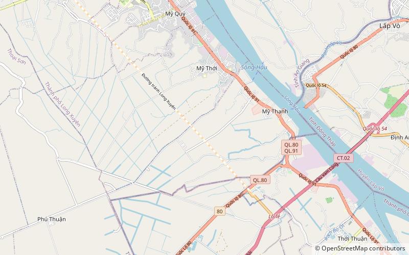 my thanh long xuyen location map