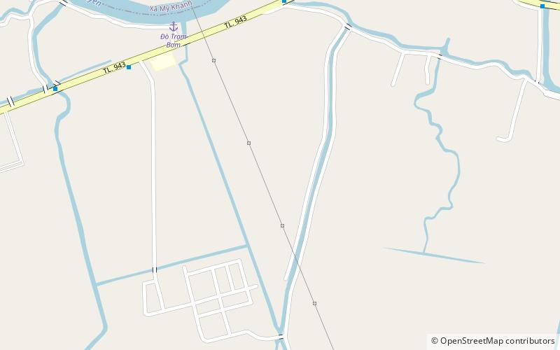 my hoa long xuyen location map