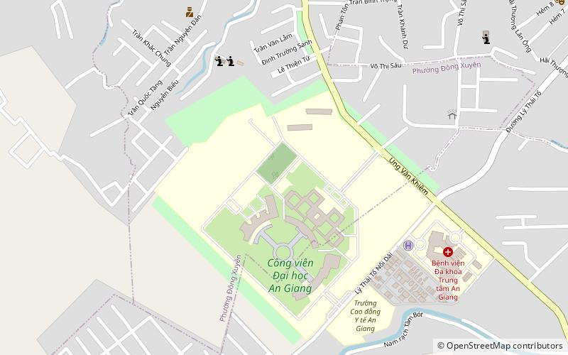 An Giang University location map