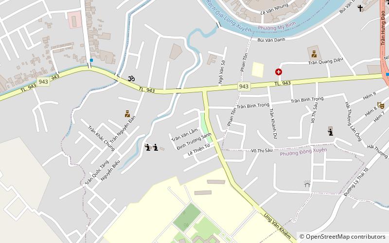 my xuyen long xuyen location map