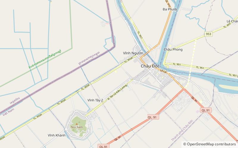 chau phu a chau doc location map