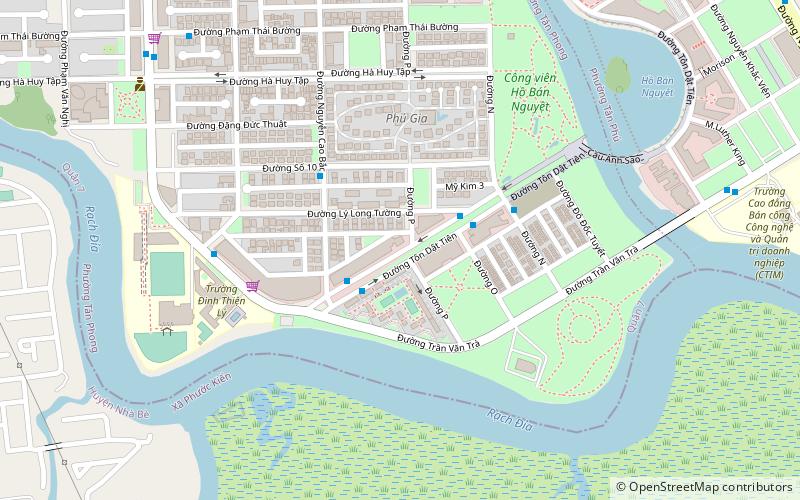 canal district ho chi minh city location map