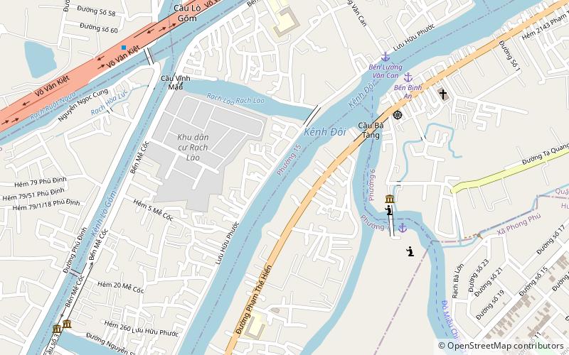 district 8 ho chi minh city location map