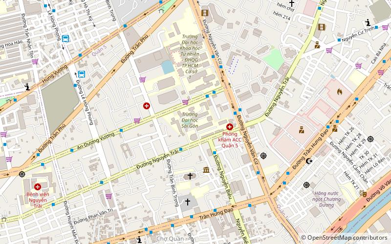 Saigon University location map