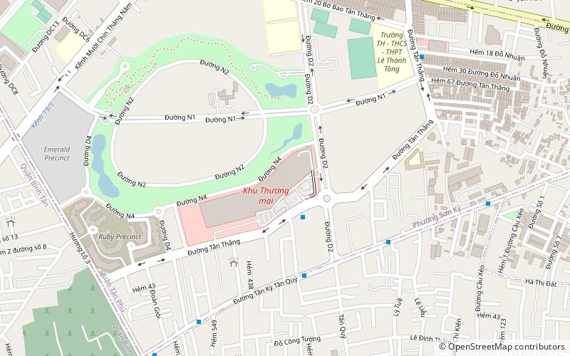 Aeon Mall Tân Phú location map