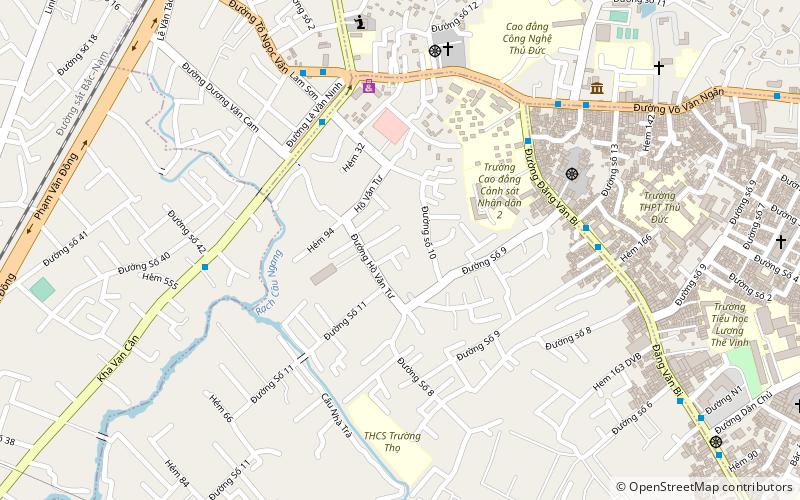Thủ Thiêm New Urban Area location map