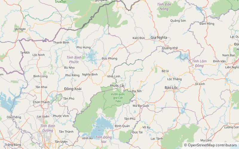 Cát Tiên District location map
