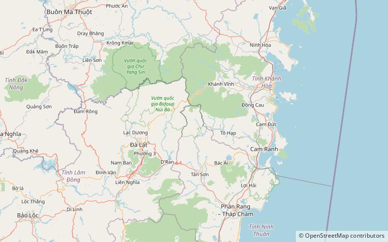 Phước Bình National Park location map