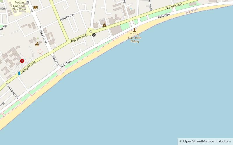 quy nhon port location map