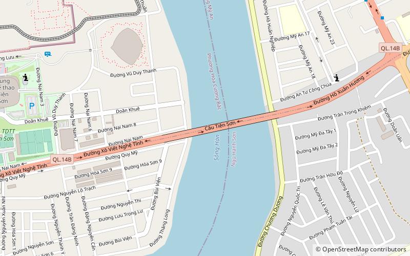 tien son bridge da nang location map