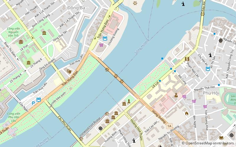 Truong Tien Bridge location map