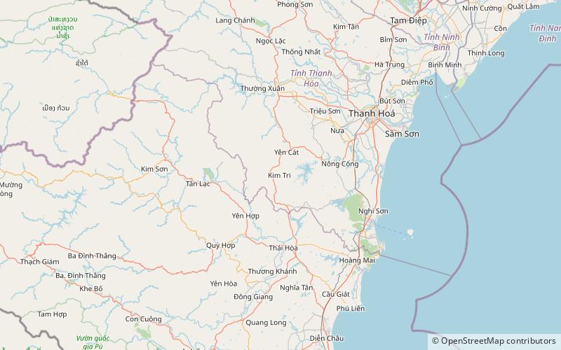 nhu xuan district ben en national park location map