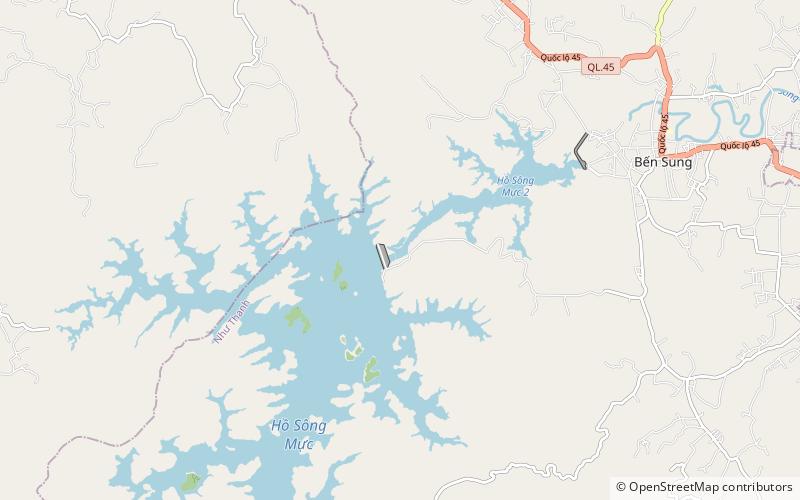 nhu thanh district ben en national park location map