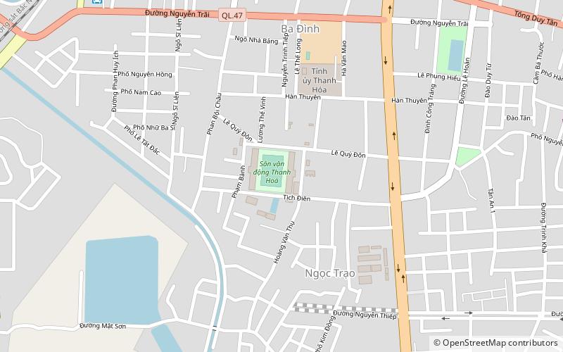 Thanh Hóa Stadium location map