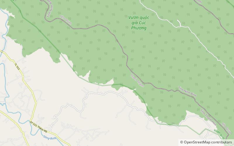 con moong cave park narodowy cuc phuong location map