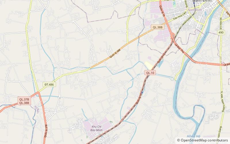 vu ban district nam dinh location map