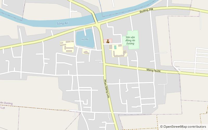 an duong district hajfong location map