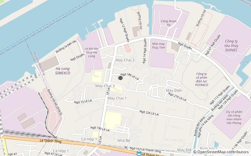 Chùa Đỏ Hải Phòng location map