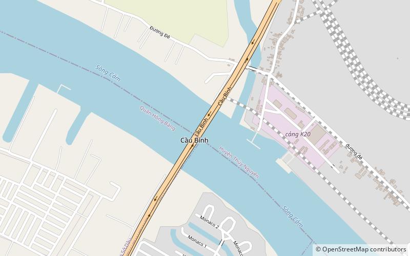 Bính Bridge location map