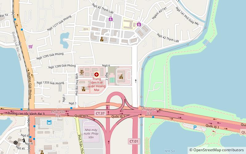 district de hoang mai hanoi location map