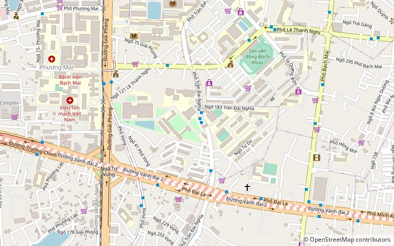 National Economics University location map