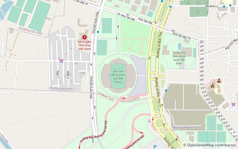 Mỹ-Đình-Nationalstadion location map