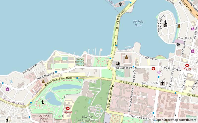 vuon hoa ly tu trong hanoi location map