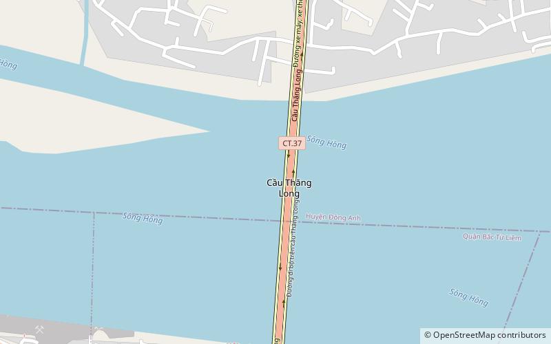 Pont Thăng Long location map