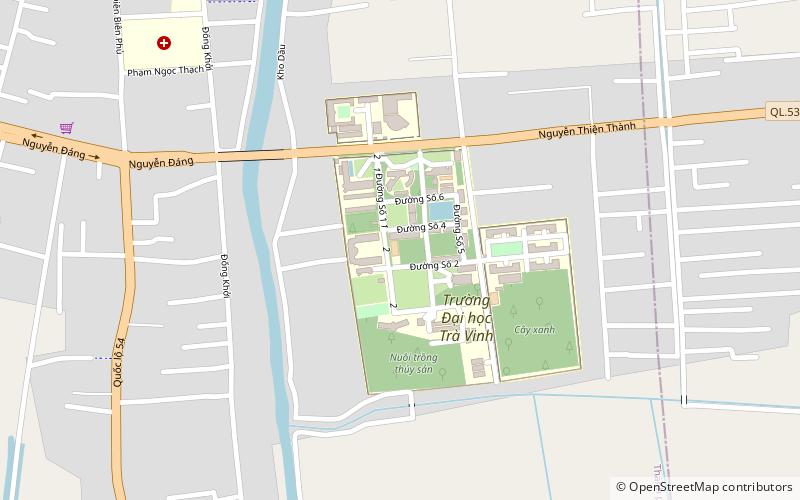 Université de Trà Vinh location map