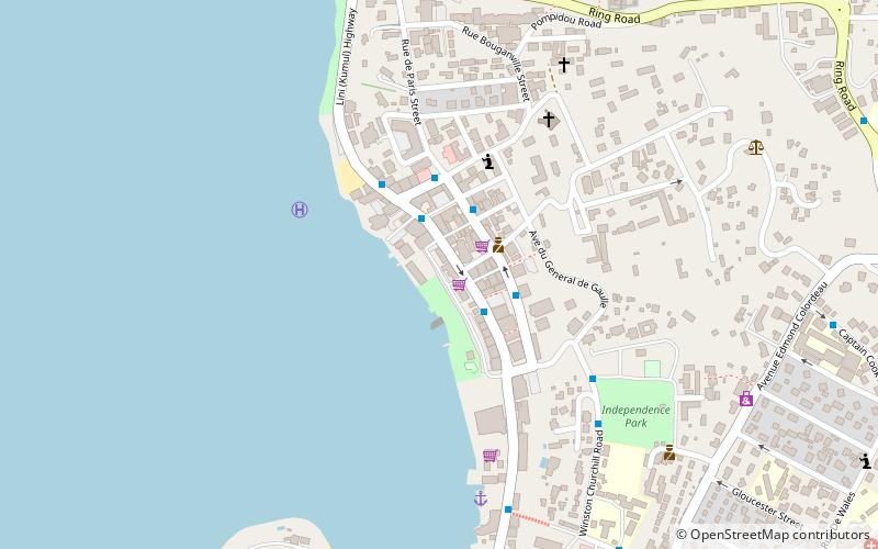 tranquillity dive port vila location map